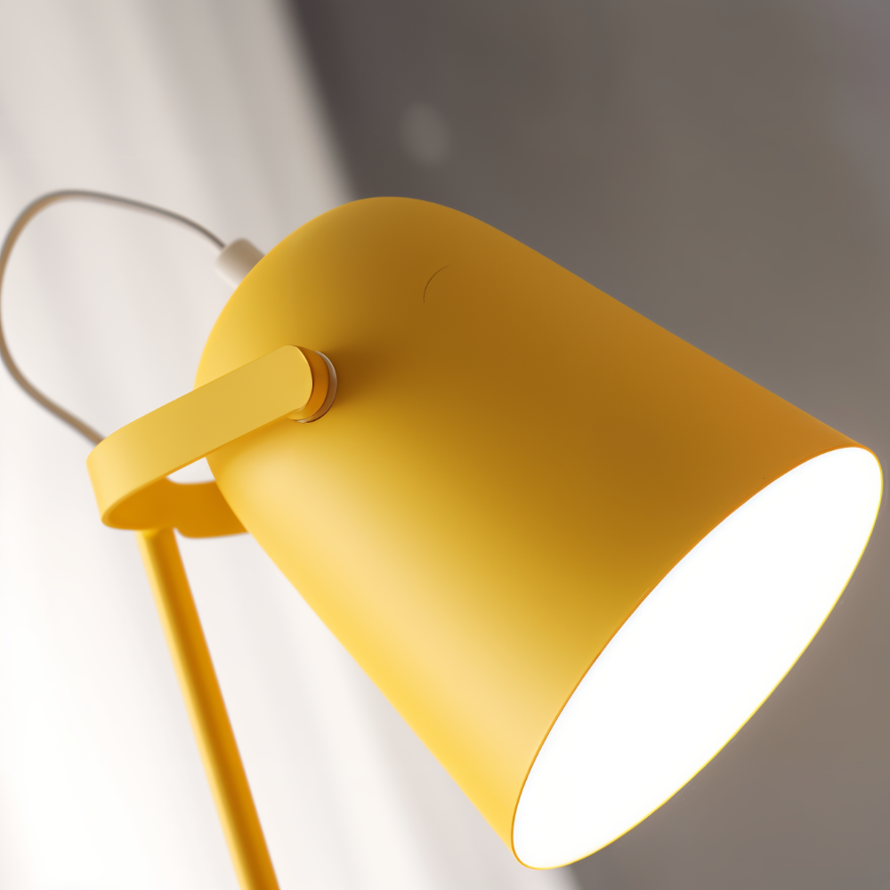 Draaibare Tafellamp met Verstelbare Lampenkap – Macaron Kleuren Design met Oogvriendelijk Licht voor Lezen en Studeren | Sulvida
