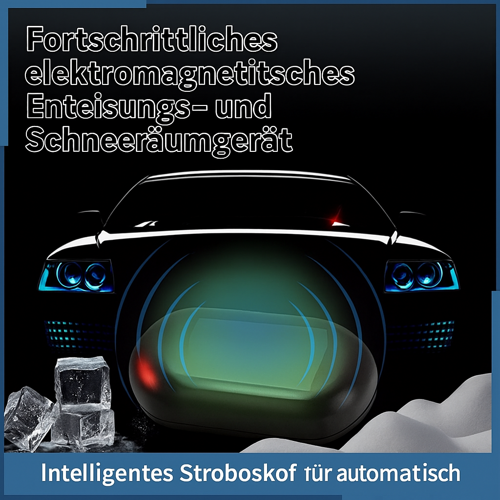 Automatische IJskrabber voor Auto met Zonne-energie – Krasvrijontdooier voor Autoruiten die IJslaag Snel Verwijdert zonder Krassen | Sulvida