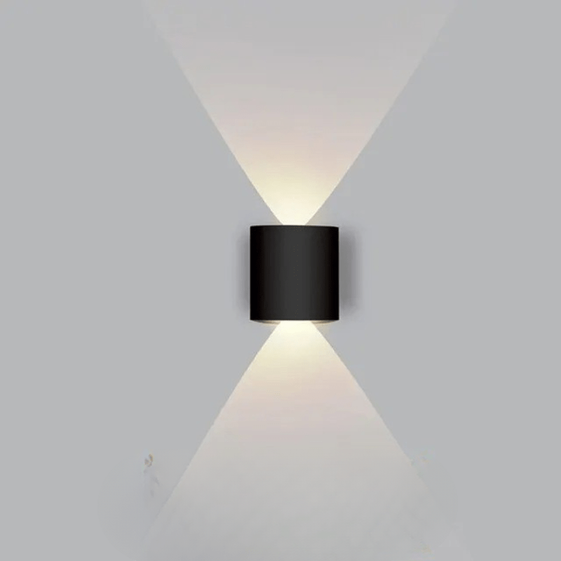 LED Wandlamp Buiten Aluminium Zwart Wit Waterdicht Tuinverlichting Gevellamp Modern Design Muurdecoratie | Sulvida