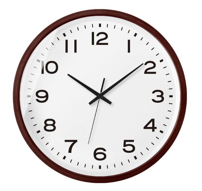 Bamboe Wandklok Rond Hout Stille Uurwerk Scandinavisch Design Woonkamer Slaapkamer Keuken Kantoor 20-40cm | Sulvida