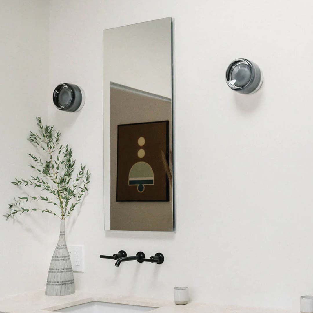 LED-wandlamp met knopschakelaar acryl aluminium binnen modern sfeerlicht voor gang slaapkamer woonkamer hal | Sulvida