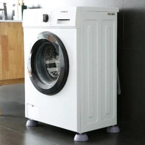 Anti-vibratie pootjes wasmachine droger set van 4 stabilisatoren geluiddemping trilling reduceren universeel | Sulvida