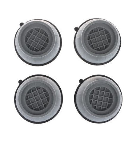 Anti-vibratie pootjes wasmachine droger set van 4 stabilisatoren geluiddemping trilling reduceren universeel | Sulvida