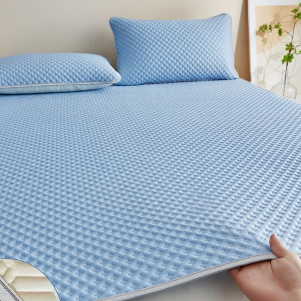 Surmatelas rafraîchissant pliable pour lit simple et double, confort de sommeil en été, respirant et frais | Sulvida