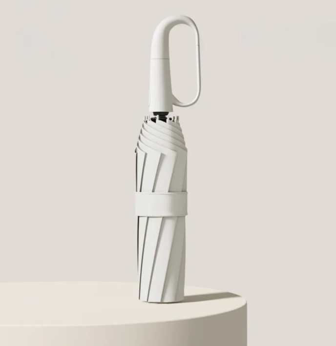 Parapluie résistant aux tempêtes avec bordure réfléchissante – 100cm de diamètre – résistant au vent jusqu’à 80km/h – design léger de 350g | Sulvida