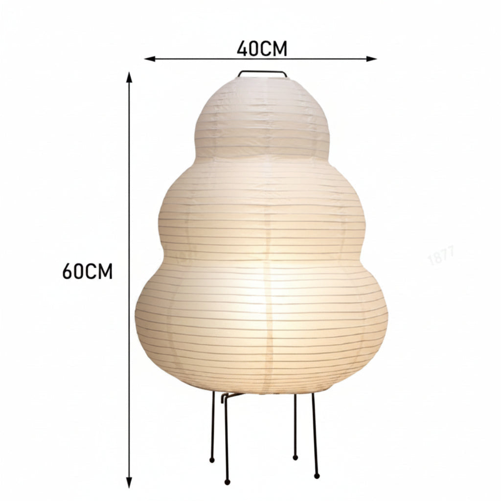 Japanse Rijstpapieren Tafellamp 40x60cm Natuurlijke Sfeerverlichting E27 Fitting Woonkamer Slaapkamer | Sulvida