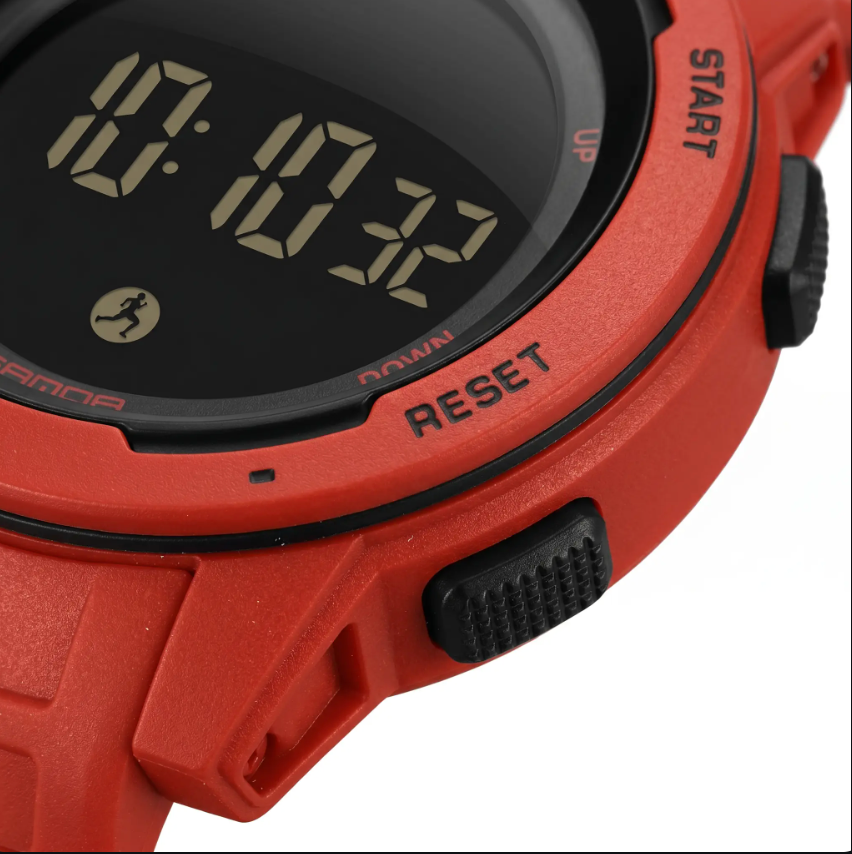 Waterdicht Digitaal Sporthorloge met Stappenteller – Militair Design voor Actieve Outdoor Lifestyle | Sulvida