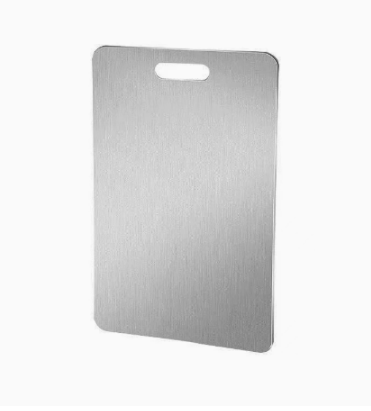 Antibacteriële Snijplank Titanium Zilver – Mesvriendelijk Snijoppervlak met Antibacteriële Coating voor Hygiënisch Koken | Sulvida