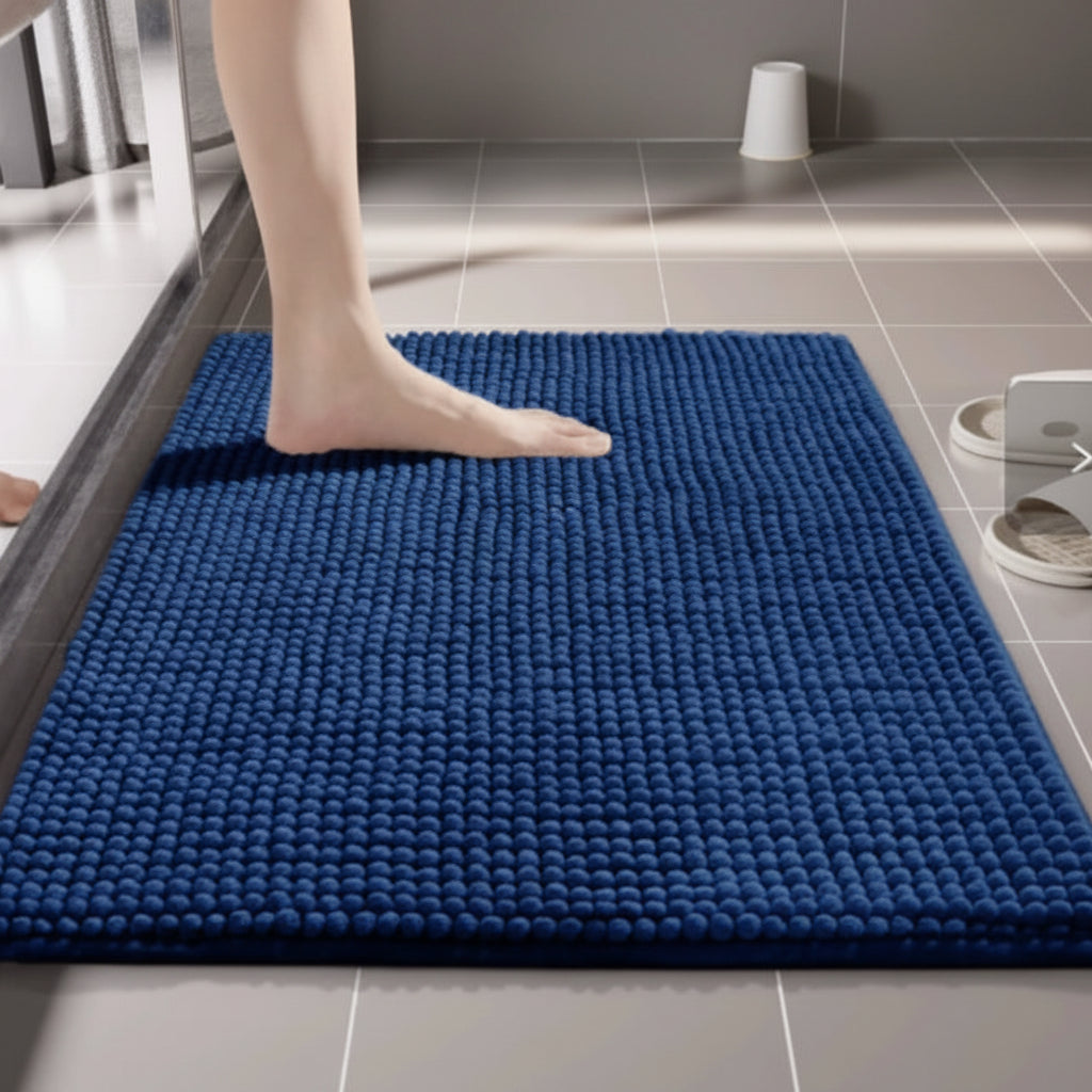 Badmat Antislip Sneldrogend Chenille Microvezel Zacht Gehoningraat Ondergrond Badkamer 40x60 50x80 60x90 | Sulvida