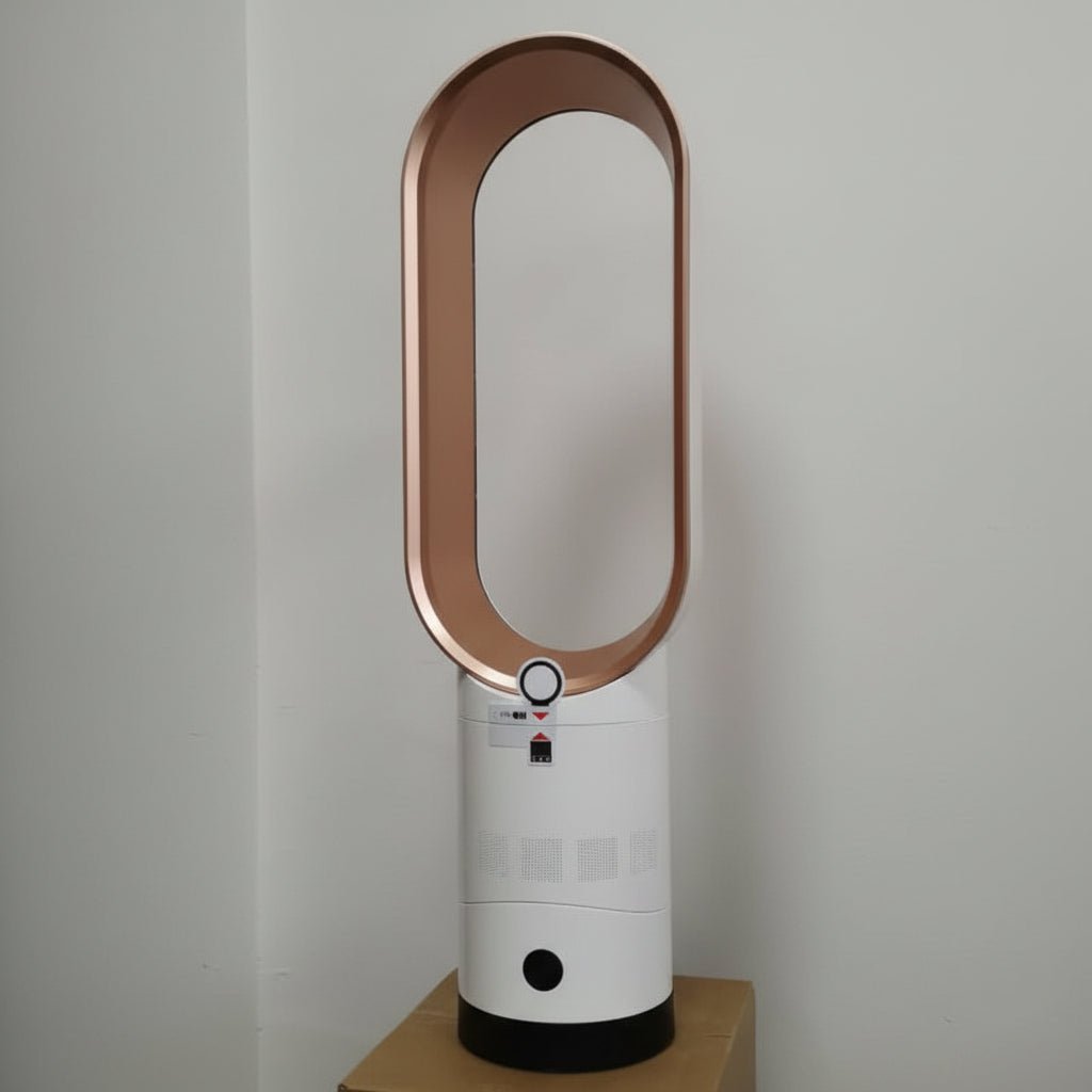 Torenventilator Bladloos 90° Oscillatie 6 Snelheden Luchtzuivering Stil 56 cm Slaapkamer Kantoor Woonkamer | Sulvida