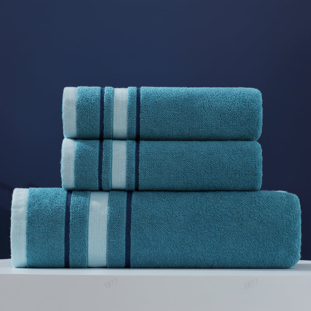 Ensemble de serviettes de luxe en coton – Linge de bain doux pour un usage quotidien, salle de bains, invités, bien-être, spa et hôtel | Sulvida