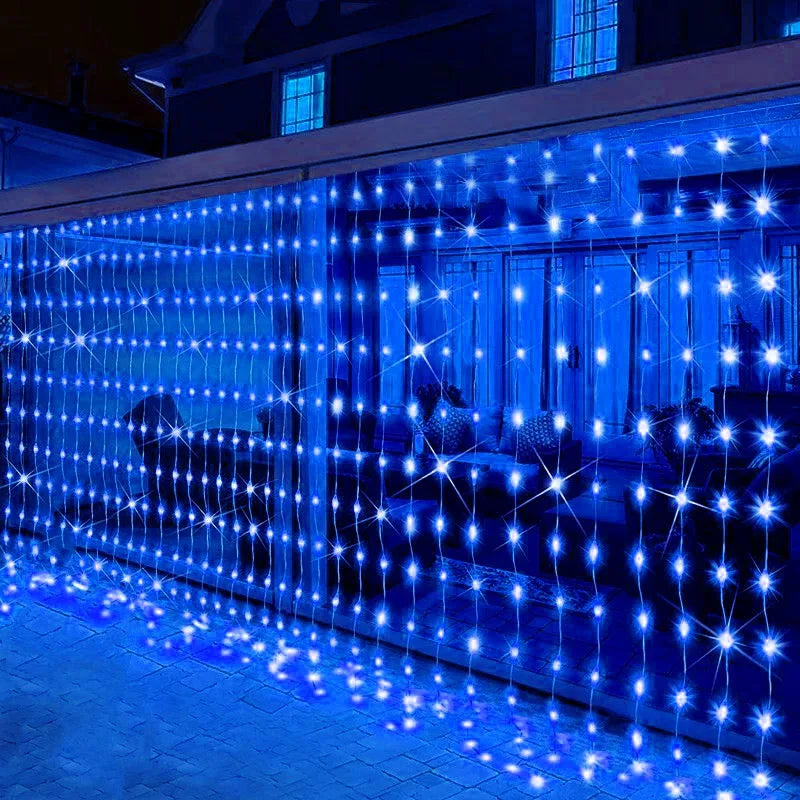 LED Gordijnverlichting USB 8 Modi Warm Wit Multikleur voor Feesten Slaapkamer Decoratie Lichtgordijn | Sulvida