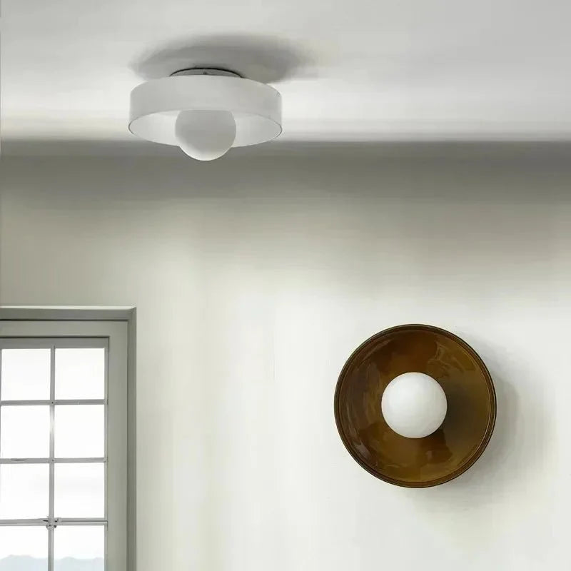 Glazen plafondlamp transparant Nordic design hanglamp verlichting voor woonkamer slaapkamer keuken eetkamer | Sulvida
