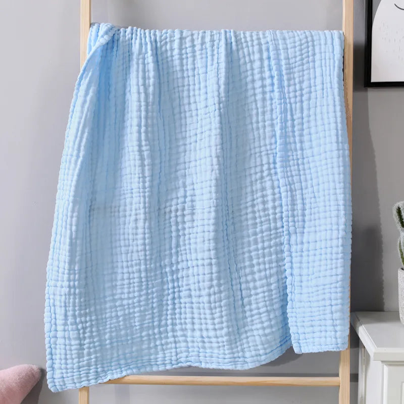 Mousseline Deken Katoen Meerlaags Zacht 198x229 cm Ademend Plaid voor Bed Bank Woonkamer Slaapkamer Decoratief | Sulvida