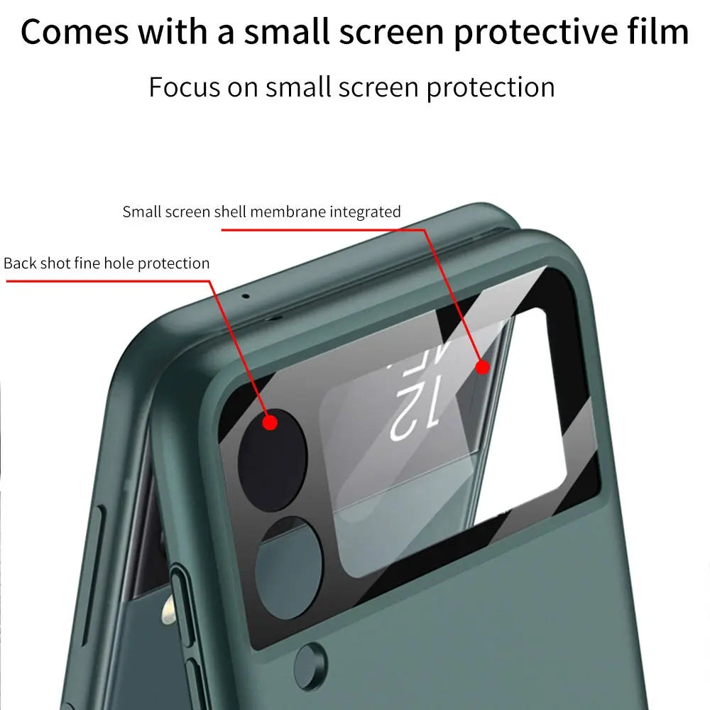 Coque de protection pour Galaxy Z Flip 4 – Coque antichoc de qualité militaire avec recharge sans fil et protection contre les chutes | Sulvida