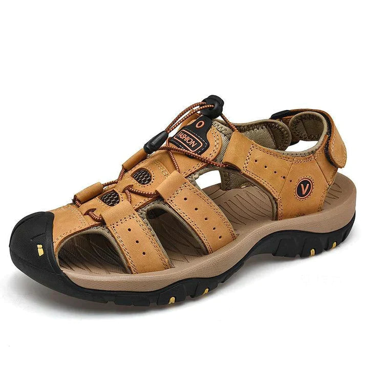 Ergonomische Herensandalen met Steunende Zool Comfortabel Ademend Outdoor Zomer Strandsandalen Wandelen | Sulvida
