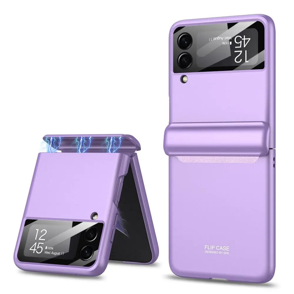 Coque de protection pour Galaxy Z Flip 4 – Coque antichoc de qualité militaire avec recharge sans fil et protection contre les chutes | Sulvida