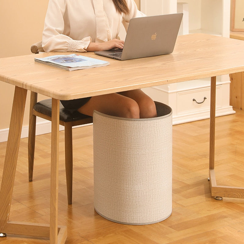 Elektrische voetenwarmer met 4 temperatuurstanden en digitaal display voor onder bureau comfort thuis | Sulvida