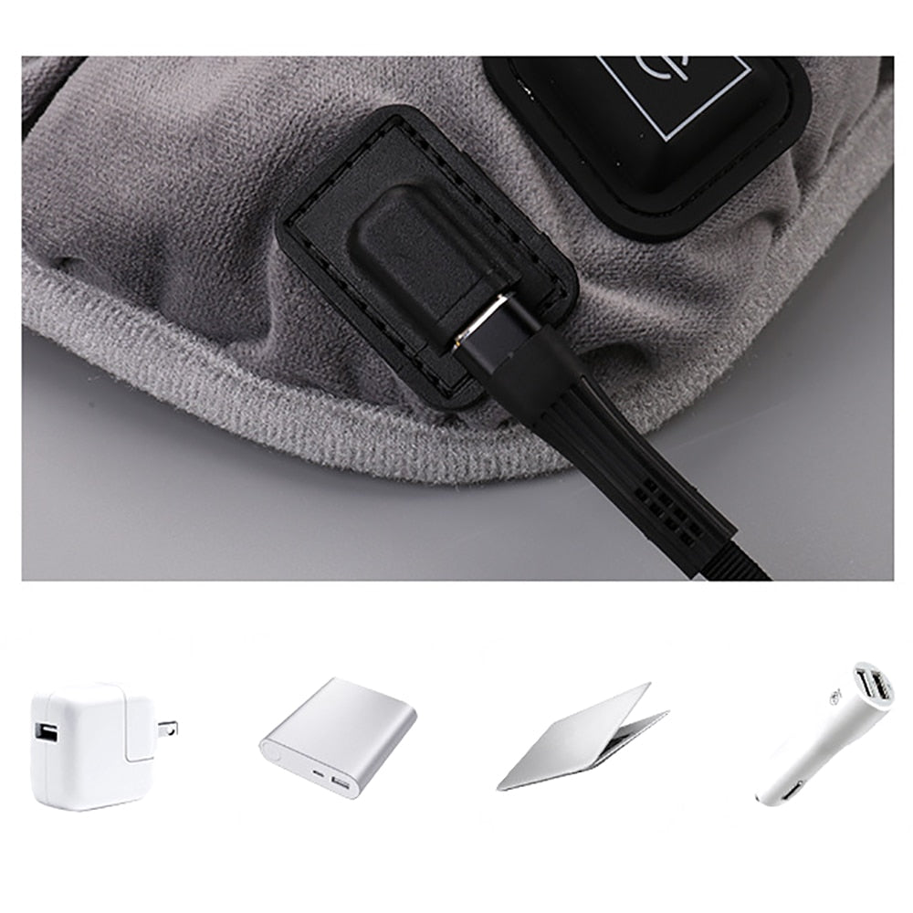 Verwarmingskussen Elektrisch Verstelbaar 45x45 cm USB Verwarmend Zitkussen Zacht 3 Standen Thuiskantoor | Sulvida