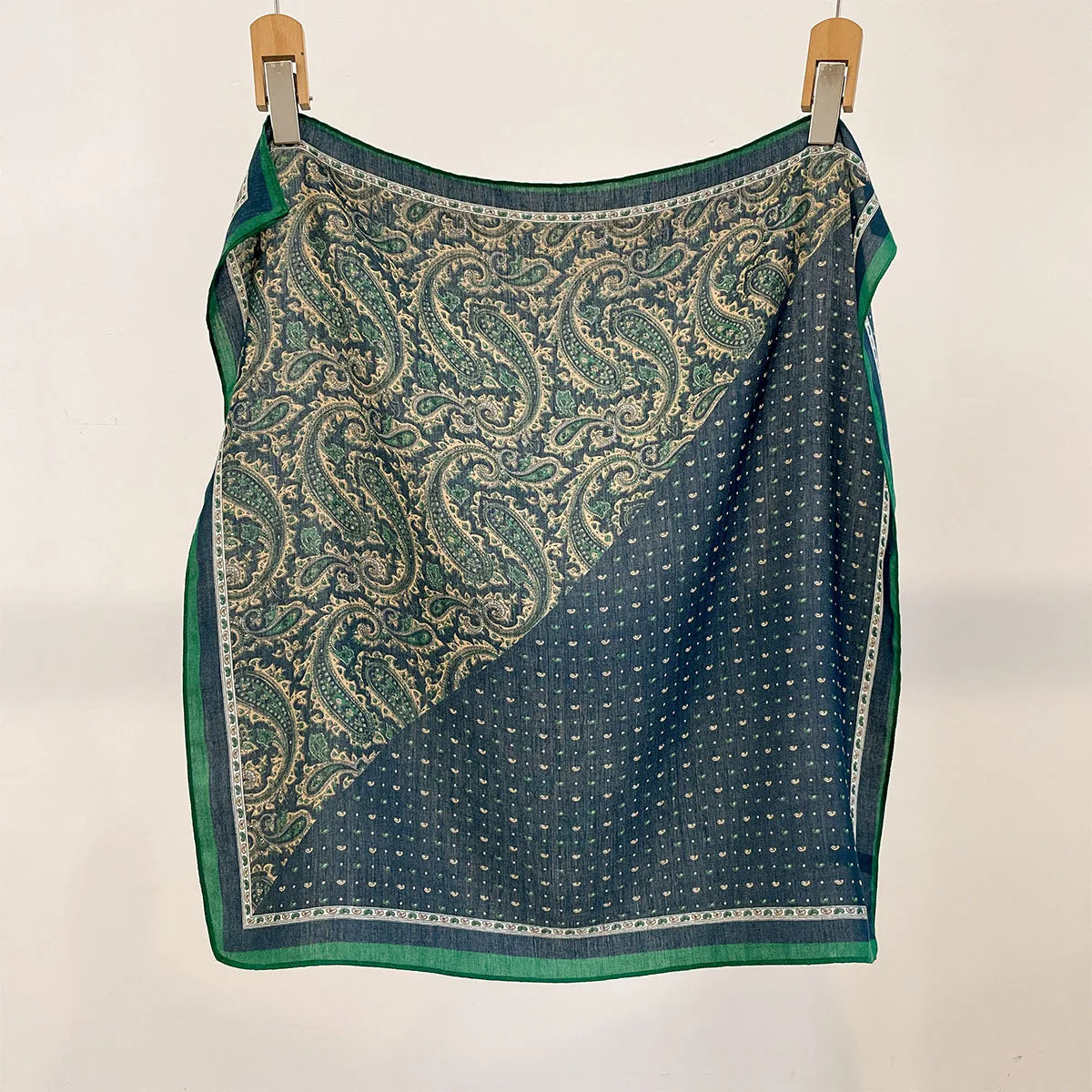 Vierkante Hoofddoek Dames Katoengevoel Print Hals Haar Accessoire Mode Bandana Multifunctioneel 68x68cm | Sulvida