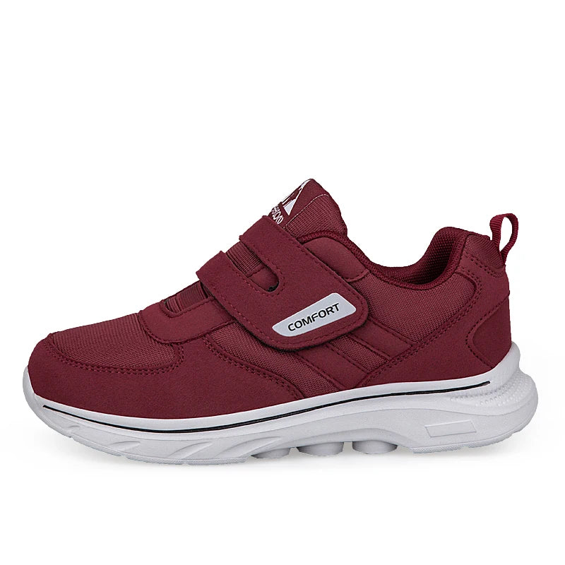 Orthopedische Herenschoenen Verstelbaar Mesh Ademend Klittenband Extra Breed Comfortabel Voetondersteuning | Sulvida