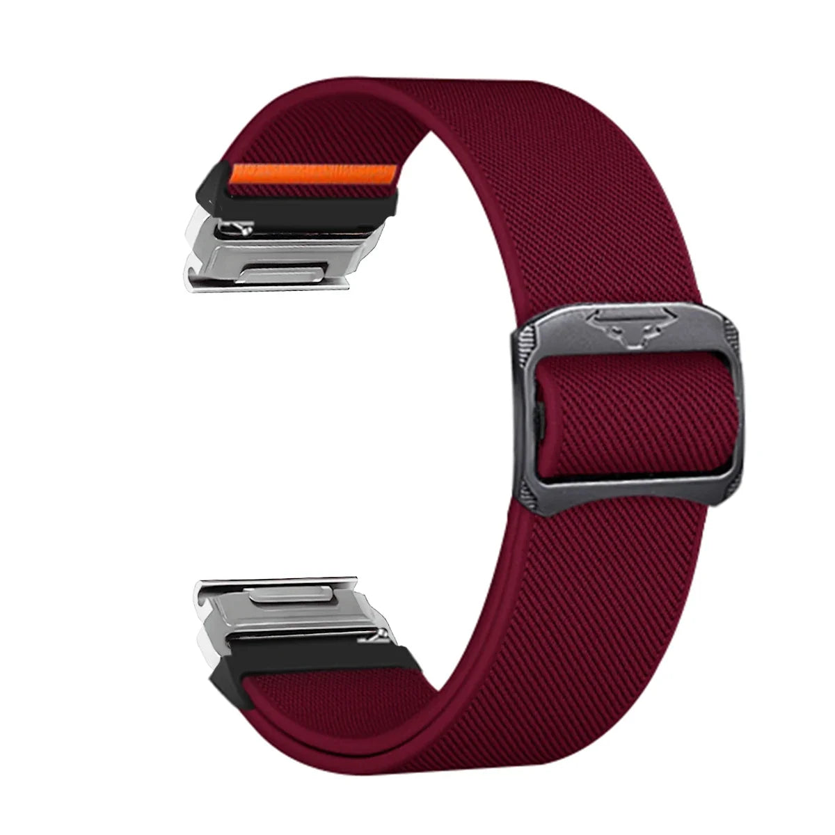 Bracelet de montre en nylon 22-26 mm style militaire Garmin résistant à l’usure, réglable, noir, gris, vert, unisexe, sportif | Sulvida