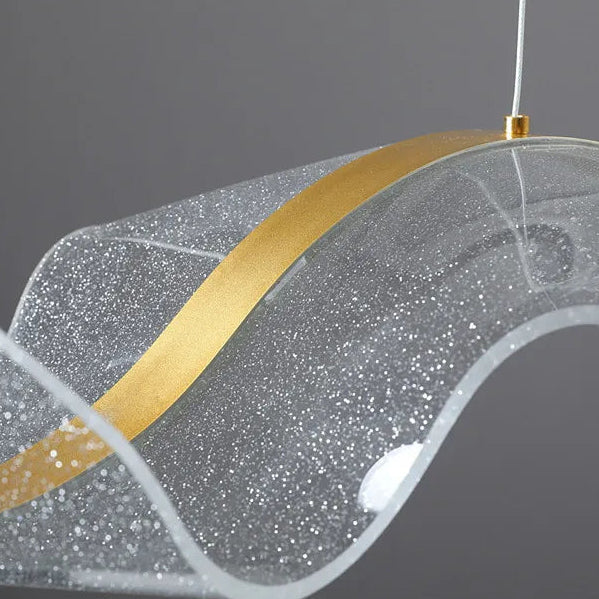Golvende LED-Kroonluchter Acryl Metaal 80-100 cm Hanglamp Eetkamer Woonkamer Modern Design Sfeerverlichting | Sulvida