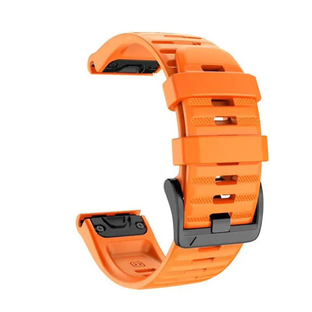 Bracelet de montre en silicone QuickFit 22mm et 26mm, respirant, adapté au sport, interchangeable, élégant | Sulvida