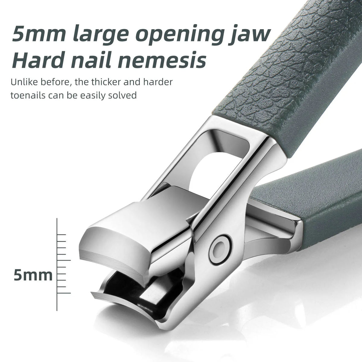 Nagelknipper Roestvrij Staal Zware Extra Brede Opening Vinger Teen Manicure Pedicure Nagelverzorging Tool | Sulvida
