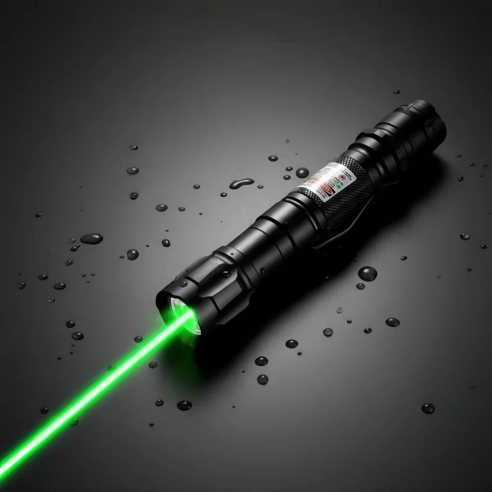 Verstelbare Laserpen voor Katten & Presentaties - Focusbaar Laserapparaat met Groene & Rode Straal USB | Sulvida