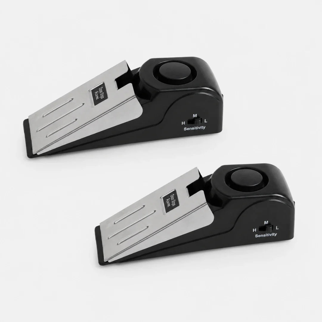 120dB Deurstopper met Alarm Beveiligingswig Trilalarm Zonder Installatie Compact Opvouwbaar Deuralarm | Sulvida