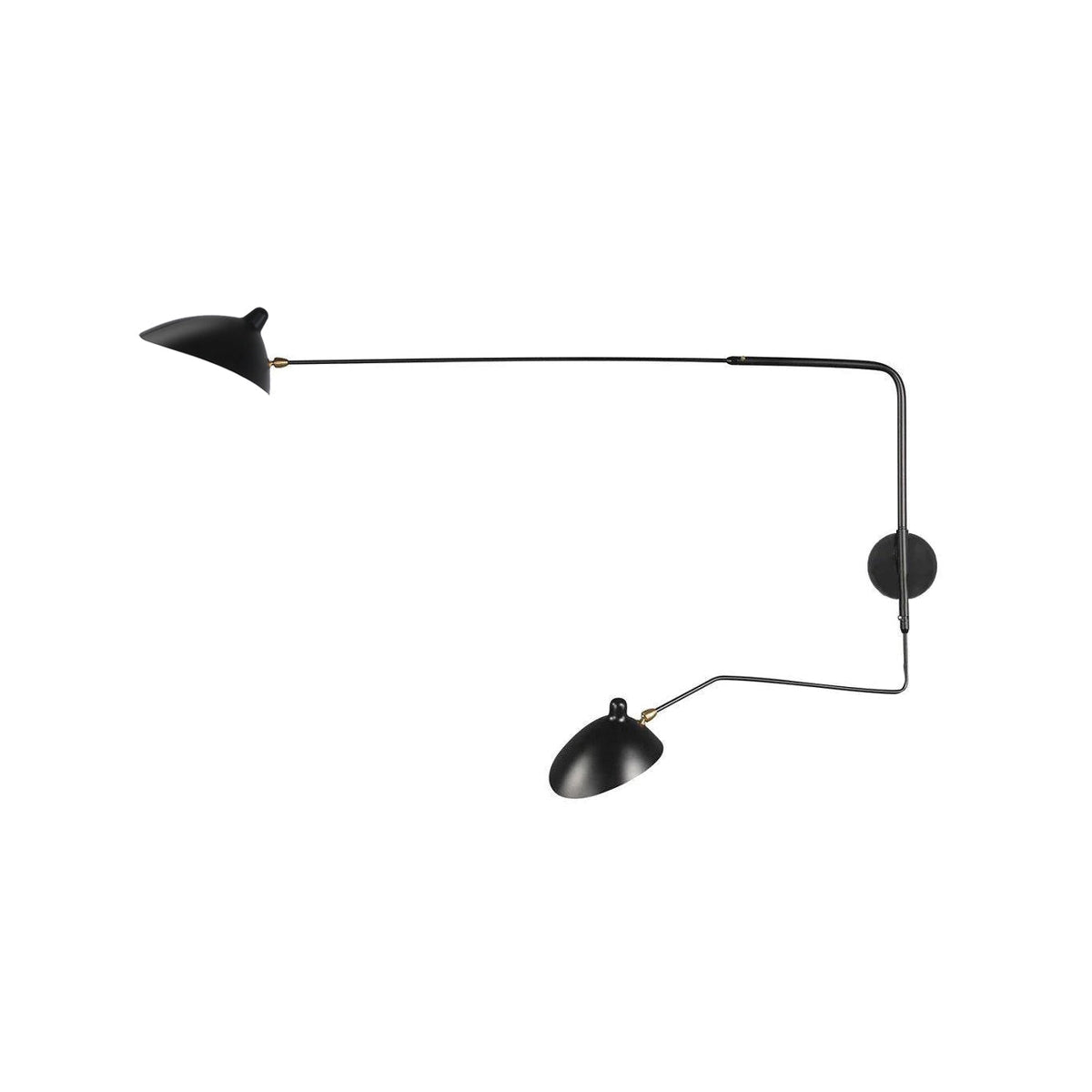 Wandlamp met verstelbare arm zwart metaal modern design 120 cm verstelbaar woonruimte leeshoek werkplek | Sulvida