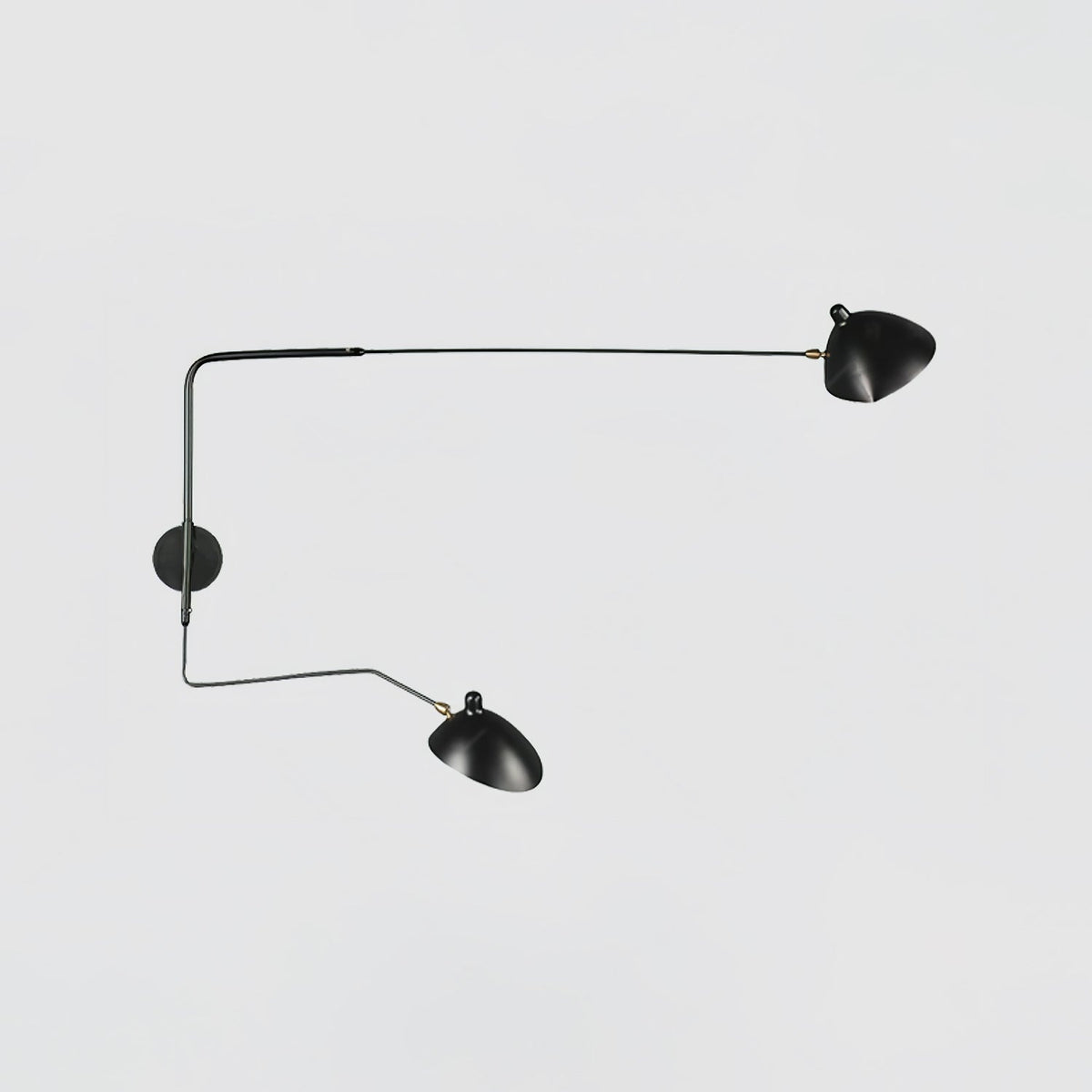 Wandlamp met verstelbare arm zwart metaal modern design 120 cm verstelbaar woonruimte leeshoek werkplek | Sulvida