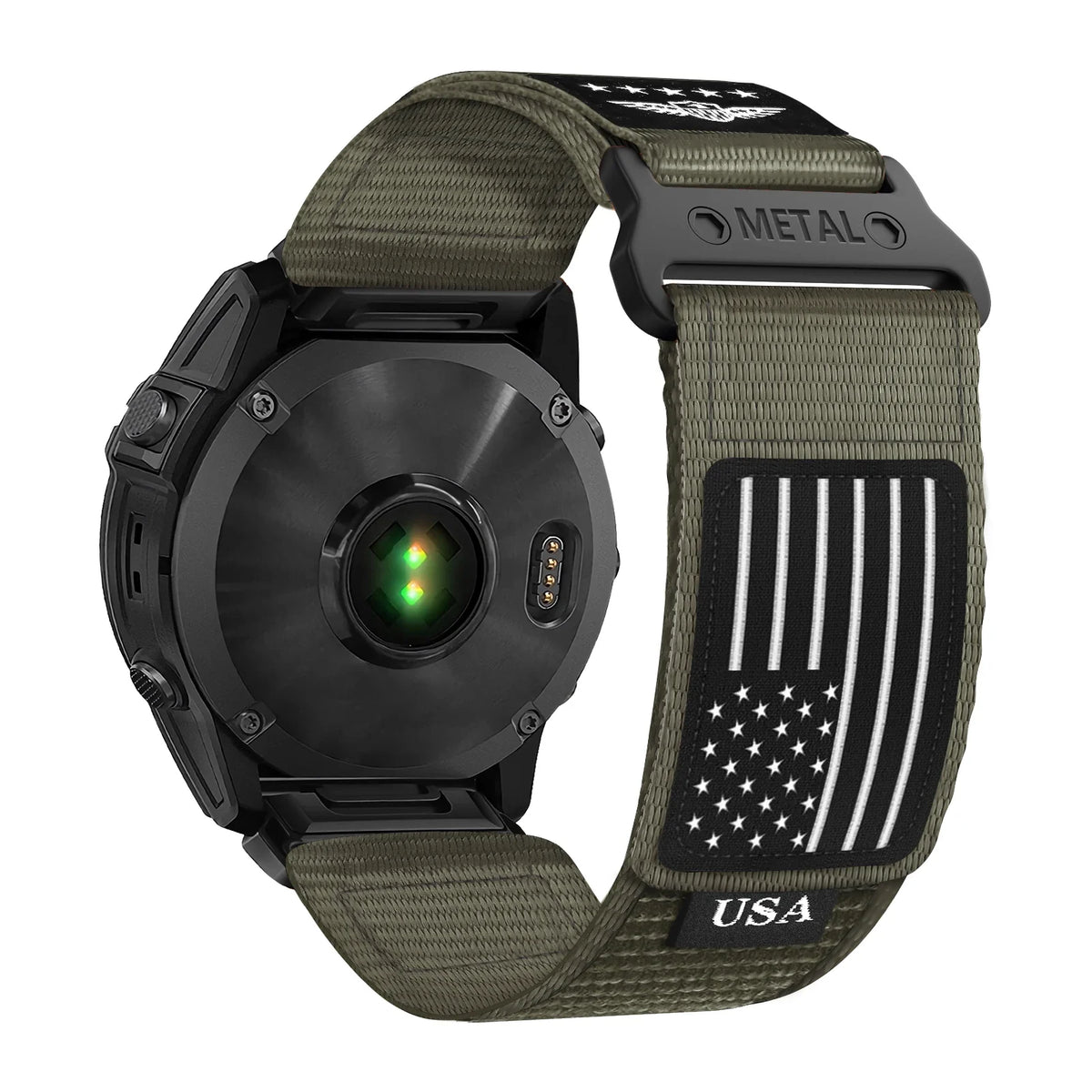 Bracelet de montre universel en nylon réglable QuickFit à fermeture rapide, bracelet sport, accessoire de montre 20 22 26 mm | Sulvida