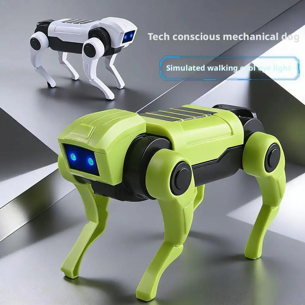 Kit de construction robot chien - Robot électronique interactif avec éclairage LED - Jouet éducatif STEM | Sulvida