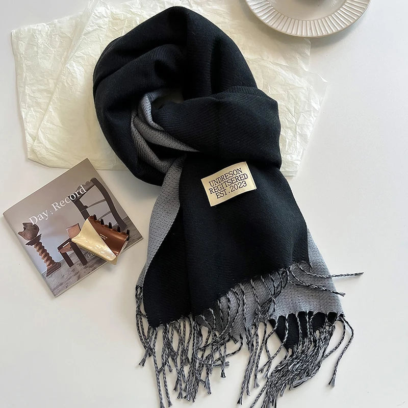 Cashmere Sjaal Zachte Unisex Wintersjaal Cashmere-Polyester Mix Warme Lange Sjaal 68x200cm Stijlvol Elegante Herfst | Sulvida