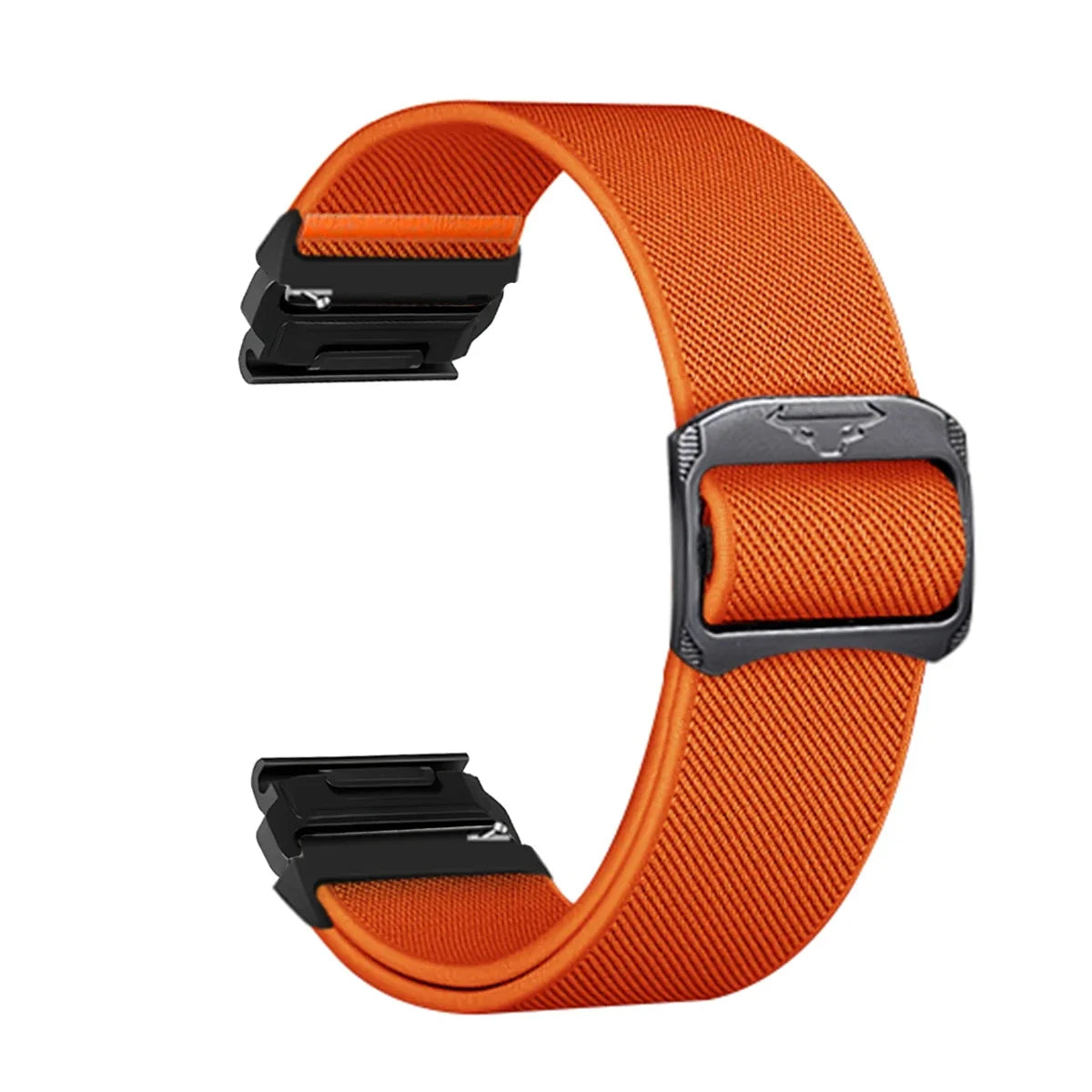 Bracelet de montre en nylon 22-26 mm style militaire Garmin résistant à l’usure, réglable, noir, gris, vert, unisexe, sportif | Sulvida