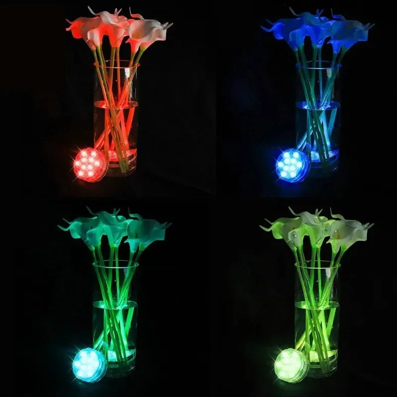 Onderwaterlampjes LED Zwembadverlichting Waterbestendig 16 Kleuren Afstandsbediening RGB Pool Lights | Sulvida