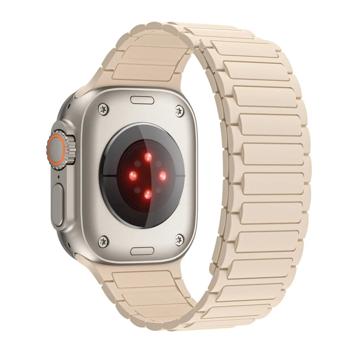 Bracelet de montre magnétique en silicone pour Apple Watch Series 10 11 12 et Ultra 3 4, sportif et confortable | Sulvida