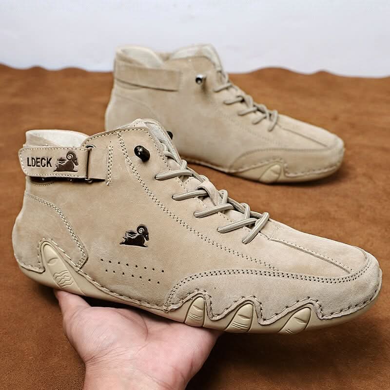 Chaussures de randonnée résistantes à l’eau, en cuir, confortables, pour la marche quotidienne en plein air et les voyages, légères, semelle antidérapante | Sulvida