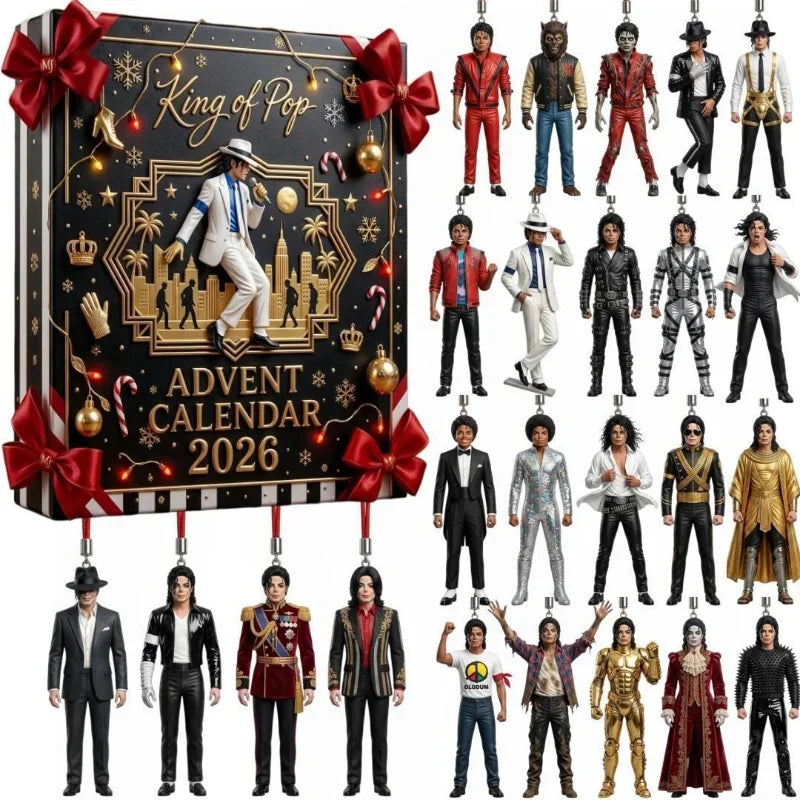 Adventskalender met 24 Decoratieve Hangers Kerstdecoratie Countdown Kerstboom Muurdecoratie Feestdagen | Sulvida