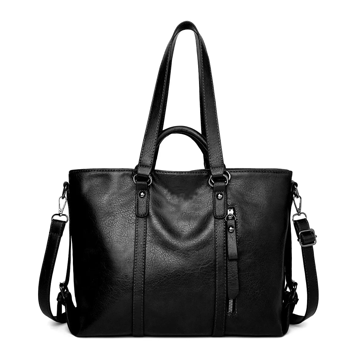 Leren Schoudertas Large Bruin Blauw Zwart Premium Draagtas Dames Dagelijkse Tas Handgemaakt Vintage Design | Sulvida