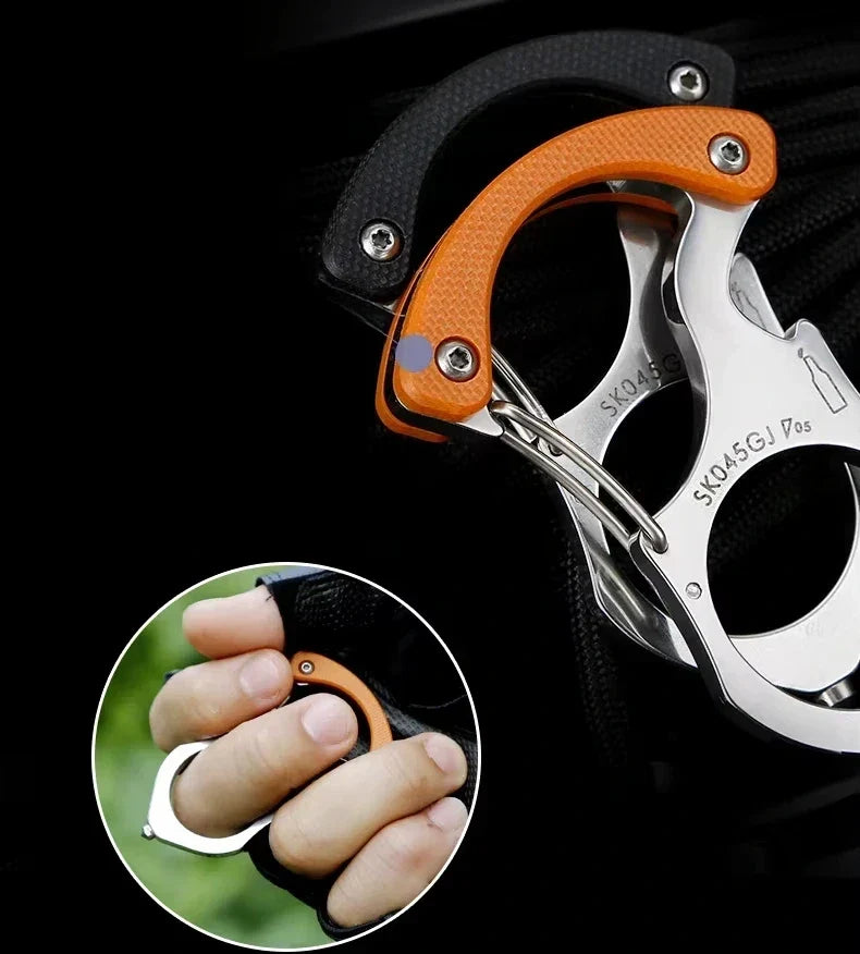 Sleutelhanger Noodtool met Glasbreker en Riem-snijder Compact Veiligheidsgereedschap voor Auto en Onderweg | Sulvida