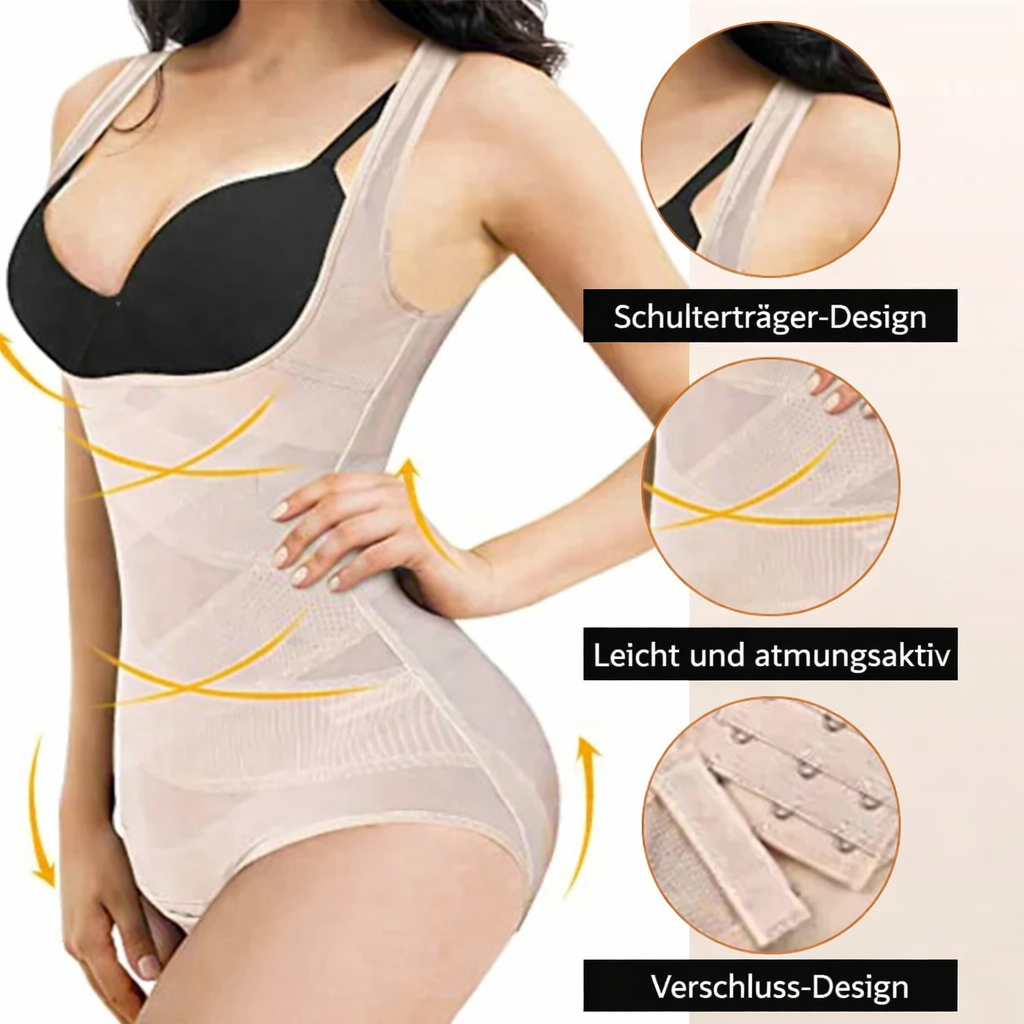 Corrigerend Shapewear Ondergoed Naadloos Figuurvormend Buik & Taille voor Dames Glad Onzichtbaar onder Kleding Strakkere Silhouet Comfortabel Stretch Lingerie Body | Sulvida