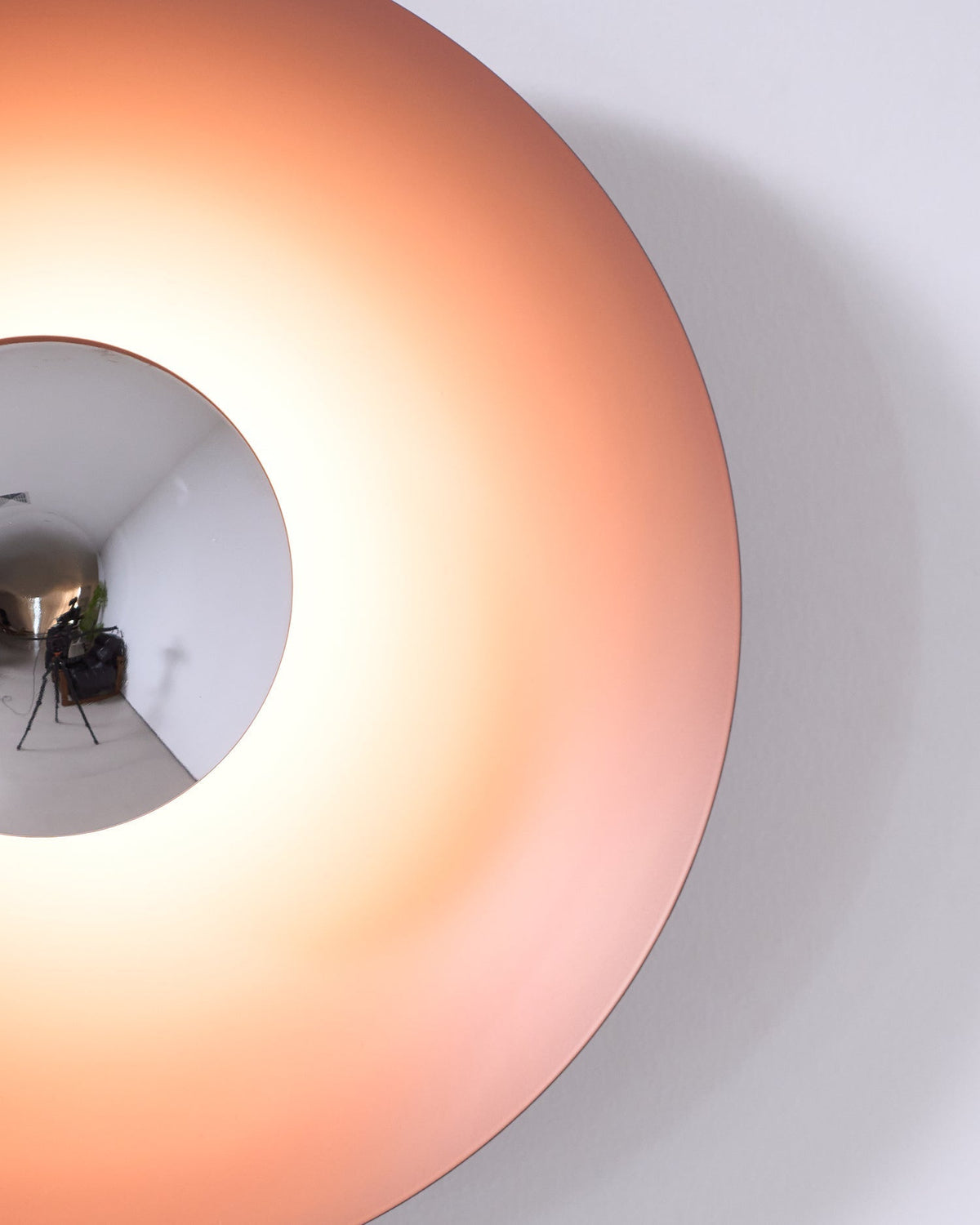 Moderne wandlamp eclips met LED verlichting voor woonkamer slaapkamer hal minimalistisch design rond metaal | Sulvida
