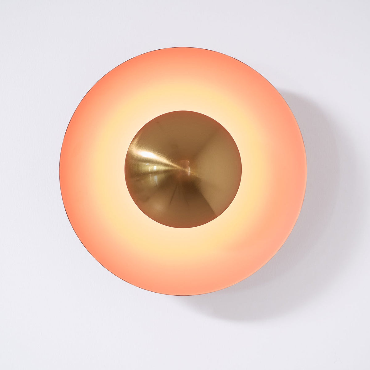 Moderne wandlamp eclips met LED verlichting voor woonkamer slaapkamer hal minimalistisch design rond metaal | Sulvida