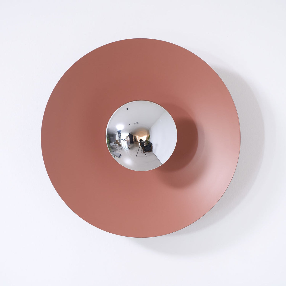 Moderne wandlamp eclips met LED verlichting voor woonkamer slaapkamer hal minimalistisch design rond metaal | Sulvida