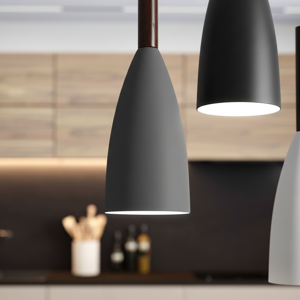 Scandinavische Drievoudige Hanglamp Aluminium Hout E27 Verstelbaar Modern Design Eetkamer Woonkamer Keuken | Sulvida
