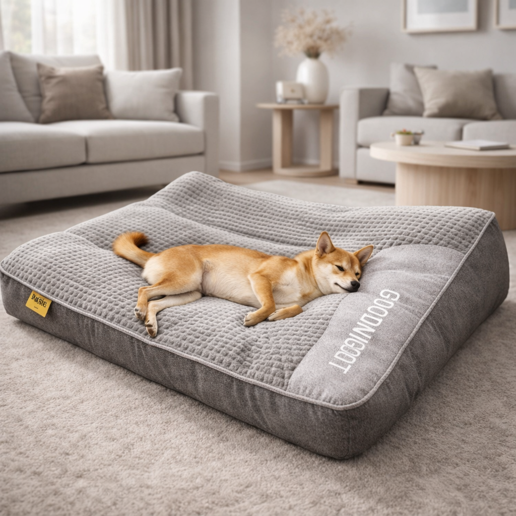 Orthopedisch Hondenkussen Groot met Memory Foam en Verhoogd Hoofdkussen voor Gewrichtssupport en Comfortabele Slaap Honden | Sulvida