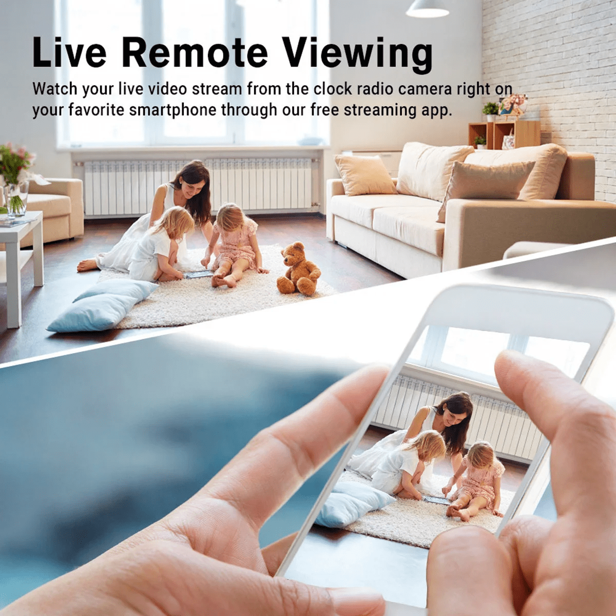 WiFi Bewakingscamera 1080P Full HD Verborgen in USB-Oplader met Bewegingsdetectie en Nachtzicht voor Thuisbeveiliging | Sulvida